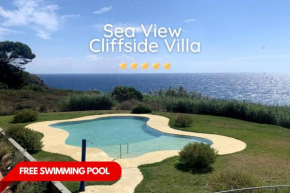 Sea View Villa, Luxury Pool with Garden Cervo